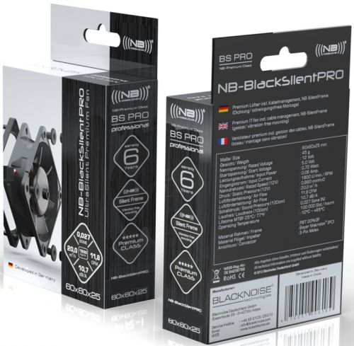 Вентилятор для корпуса Noiseblocker BlackSilentPRO PR-2