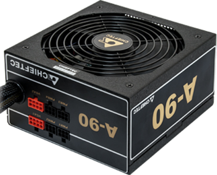 Блок питания ATX Chieftec GDP-750C A-90 750W, 80Plus Gold, 140mm, модульный