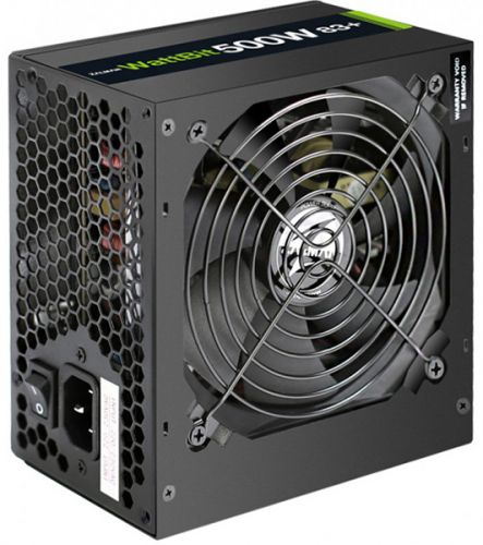 Блок питания ATX Zalman ZM500-WATTBIT (XE) ZM500-XE (500W, ATX 2.3, 120mm fan) Retail