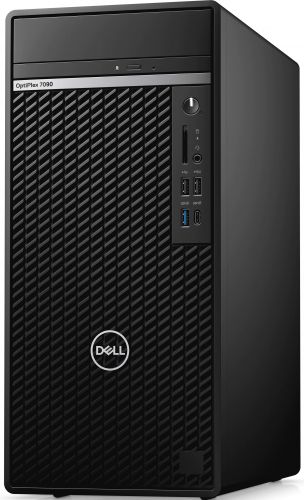 Компьютер Dell Optiplex 7090 Tower i5-11500/8GB/256GB SSD/UHD graphics 750/GbitEth/Linux/black 7090-9431 - фото 1