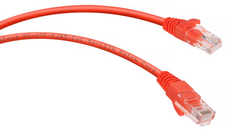 

Кабель патч-корд U/UTP 5e кат. 3м. Cabeus PC-UTP-RJ45-Cat.5e-3m-RD-LSZH неэкранированный, красный, PC-UTP-RJ45-Cat.5e-3m-RD-LSZH