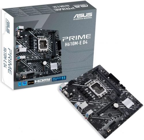 Материнская плата mATX ASUS PRIME H610M-E D4