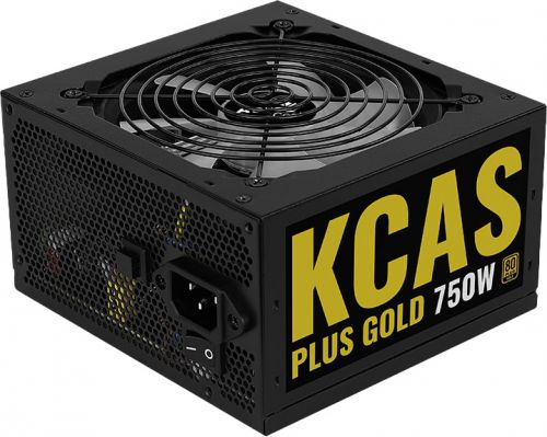 Блок питания ATX AeroCool KCAS PLUS GOLD 750W 4710562759211 750W, APFC, Fan ARGB 12cm, 80+ Gold