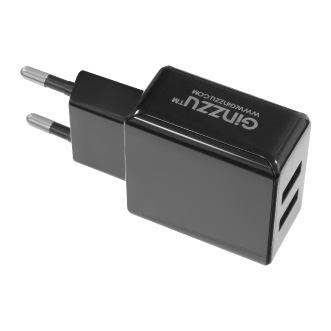 

Зарядное устройство сетевое Ginzzu GA-3314UB 3,1A, 5V, 2xUSB, для зарядки мобильных устройств, кабель Type C 1.0м, в нейлоновой оплетке, 2,4A, алюмине, GA-3314UB