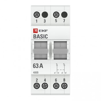 

Переключатель EKF tps-1-63 трехпозиционный 1п 63А Basic, tps-1-63