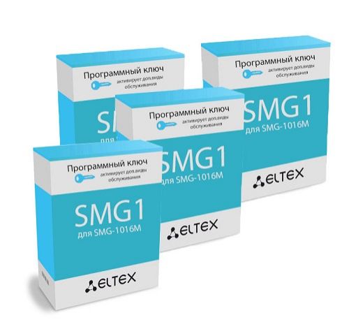 Опция ELTEX SMG1-SP3 пакет АТС+СОРМ+ДВО из четырёх опций для одного шлюза SMG-1016M: 1хSMG1-PBX-2000, 2хSMG1-VAS-500 и 1хSMG1-SORM