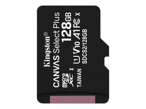 Карта памяти microsdxc kingston canvas select plus 128 гб sdcs2 128gbsp