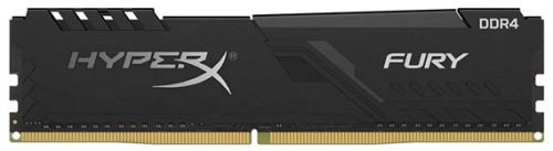 Фото - Модуль памяти DDR4 16GB HyperX HX430C16FB4/16 Fury black 3000MHz CL15 1.35V 1R 16Gbit модуль памяти dimm 16gb ddr4 pc24000 3000mhz kingston hyperx fury black series xmp hx430c15fb3 16