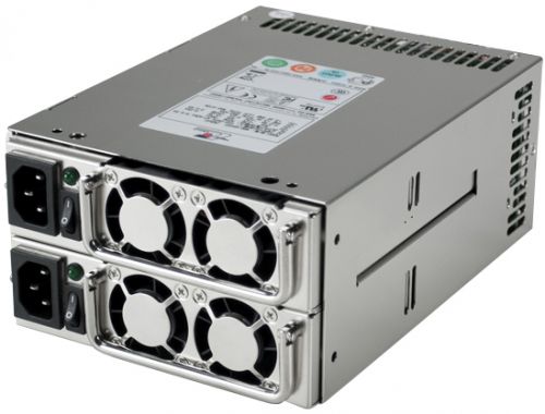 Блок питания ATX EMACS MRG-6500P 500W 4U (PS/2), Mini Redundant, Brown Box