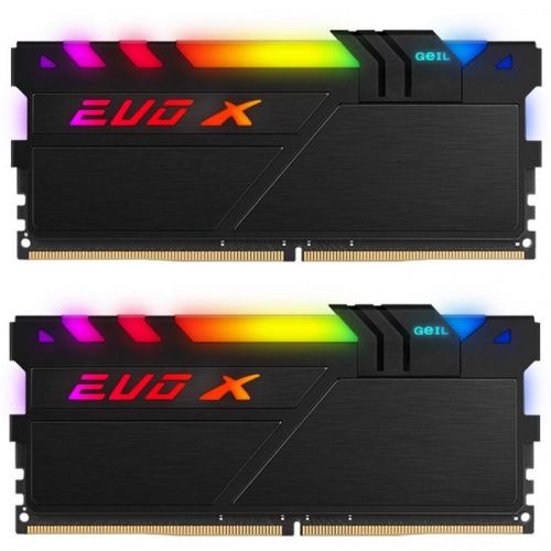 Модуль памяти DDR4 16GB (2*8GB) Geil GEXSB416GB3200C16ADC EVO X II PC4-25600 3200MHz CL16 288-pin XMP радиатор 1.35V