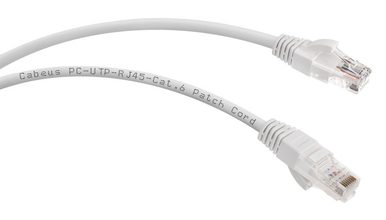 

Кабель патч-корд U/UTP 6 кат. 0,5м Cabeus PC-UTP-RJ45-Cat.6-0.5m-WH неэкранированный, белый, PC-UTP-RJ45-Cat.6-0.5m-WH