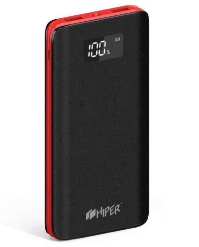 

Аккумулятор внешний универсальный HIPER BS10000 10000mAh, 2 USB, 2.1A+1A, черный, BS10000