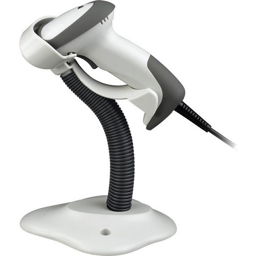 

Сканер штрих-кодов Mindeo MD 2230AT+ HD 1D USB, Voyager проводной с подставкой белый, MD 2230AT+ HD