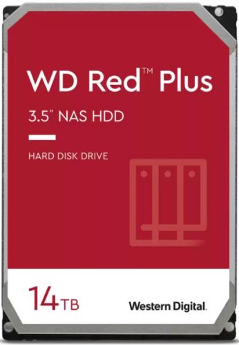 Жесткий диск 14TB SATA 6Gbs Western Digital WD140EFGX WD Red Plus 35 7200rpm 512MB 37872₽