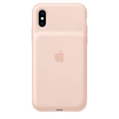 

Чехол Apple Smart Battery Case MVQP2ZM/A для iPhone XS, pink sand, Smart Battery Case