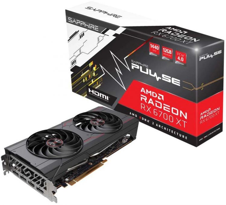 

Видеокарта PCI-E Sapphire Radeon RX 6700 XT PULSE (11306-02-20G) 12GB GDDR6 192bit 7nm 2321/16000MHz HDMI/3*DP, Radeon RX 6700 XT PULSE (11306-02-20G)