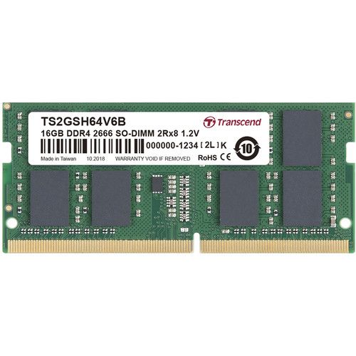 Модуль памяти DDR4 16GB Transcend TS2GSH64V6B 2666Mhz Non-ECC CL19