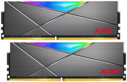 

Модуль памяти DDR4 16GB (2*8GB) ADATA AX4U360038G18A-DT50 SPECTRIX D50 tungsten grey 3600MHz CL18 1.35V, AX4U360038G18A-DT50