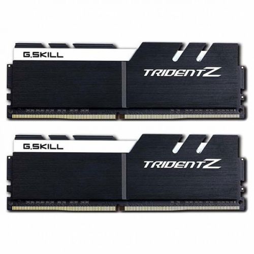 Модуль памяти DDR4 16GB (2*8GB) G.Skill F4-3200C14D-16GTZKW Trident Z PC4-25600 3200MHz CL14 XMP 1.35V Black-White - фото 1