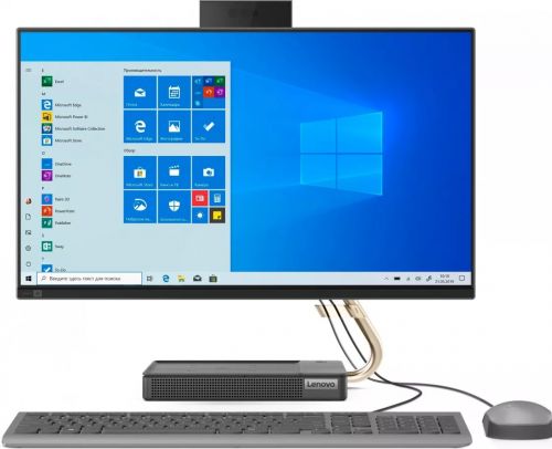 

Моноблок 23.8'' Lenovo IdeaCentre AIO 5 24IOB6 F0G3000YRK i5 11400T/8GB/512GB SSD/UHD graphics 730/1920x1080/GBitEth/WiFi/BT/cam/120W/USB kbd/USB mous, IdeaCentre AIO 5 24IOB6