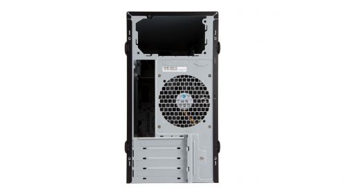 Корпус mATX In Win EMR007BS USB 3.0 500W 6120745 Mini Tower черный с серебром - фото 6