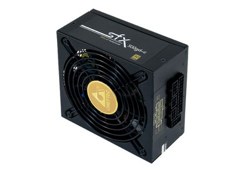 Блок питания SFX Chieftec SFX-500GD-C (500W, SFX, Active PFC, ATX 2.3, 120mm fan, 80 PLUS gold, Full Cable Management) Retail