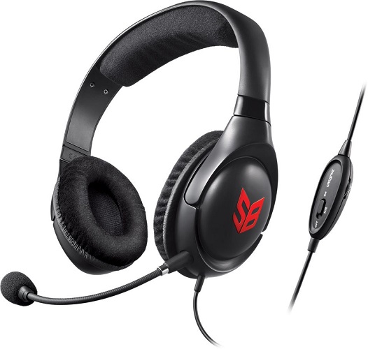 

Гарнитура мультимедийная Creative Sound Blaster Blaze 70GH032000000 черный/красный, 2.5м, мониторы, оголовье, Sound Blaster Blaze