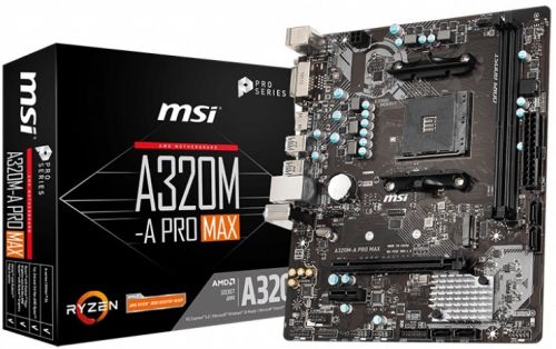 Материнская плата mATX MSI A320M-A PRO MAX