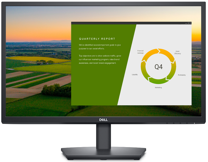 

Монитор 23,8" Dell E2422HS 2422-7685 IPS, FHD, 5 ms, 178°/178°, 250 cd/m, 1000:1, HDMI 1.4, displayp, E2422HS