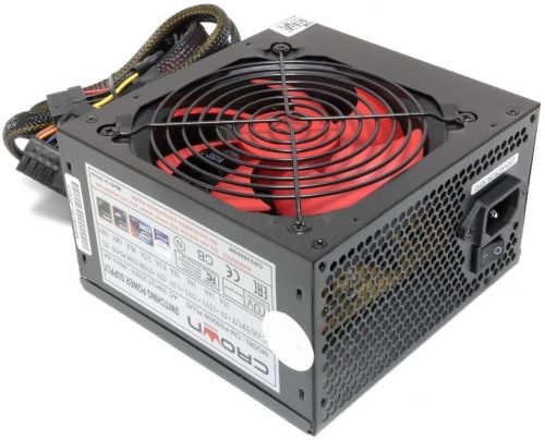 Блок питания ATX Crown CM-PS500W CM000003027 500W, 120mm fan, OEM