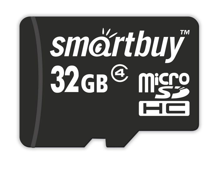 

Карта памяти 32GB SmartBuy SB32GBSDCL4-00 SB32GBSDCL4-00 micro SDHC class 4 (без адаптера), SB32GBSDCL4-00