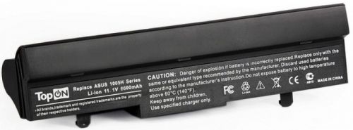 

Аккумулятор для нетбука Asus TopOn TOP-1005HH-LW Eee PC 1001, 1001P, 1001HA, 1005HA Series. 11.1V 6600mAh 73Wh, усиленный (LW). PN: ML31-1005, AL31-10, TOP-1005HH-LW