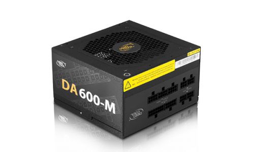 Блок питания ATX Deepcool DA600-M Aurora, 600W, 80Plus Bronze, APFC, fan 120mm, Cable Management, Ret - фото 1
