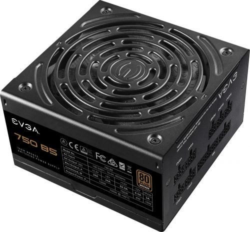 Блок питания ATX EVGA 750 B5 220-B5-0750-V2 750W, 80Plus Bronze, 135mm fan