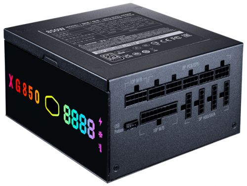 Блок питания ATX Cooler Master XG850 Plus Platinum MPG-8501-AFBAP-XEU 850W APFC 80+ Platinum 135mm fan RGB full modular