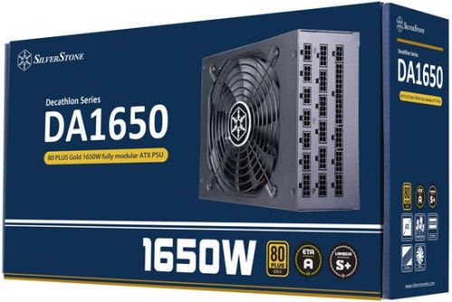 Блок питания ATX SilverStone DA1650 1650W, 80 PLUS Gold, 135mm fan, fully modular RTL