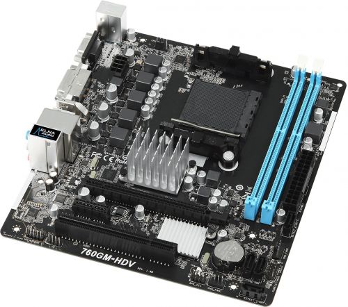 Материнская плата mATX ASRock 760GM-HDV