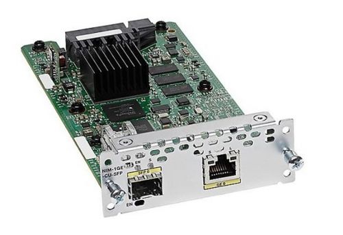 

Модуль расширения Cisco NIM-1GE-CU-SFP, NIM-1GE-CU-SFP