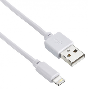 Кабель интерфейсный Digma 1084558 USB (m)-Lightning (m) 1.2м белый