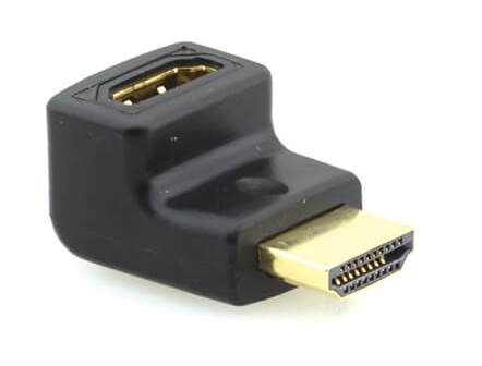Переходник Kramer AD-HF/HM/RA 99-9794111 HDMI розетка на HDMI вилку (угловой)