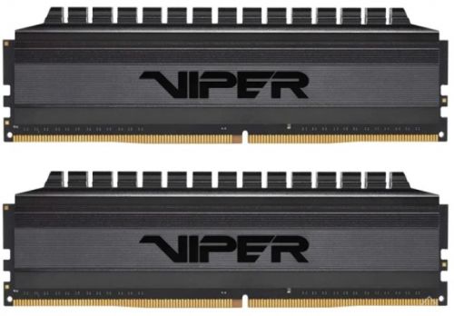 Модуль памяти DDR4 16GB (2*8GB) Patriot PVB416G426C8K Viper 4 Blackout PC4-34100 4266MHz CL18 1.45V