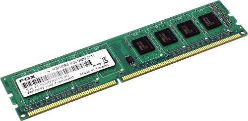 Модуль памяти DDR3 4GB Foxline FL1600D3U11S-4GH PC3-12800 1600MHz CL11 (512*8) Hynix chips Bulk