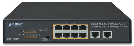 

Коммутатор PoE Planet FSD-1008HP, FSD-1008HP