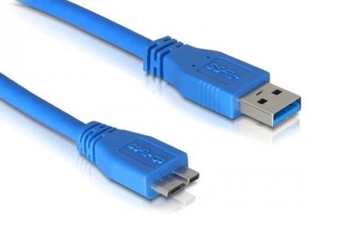 Кабель интерфейсный USB 3.0 5bites UC3002-010 AM-Micro 9P, 1м, синий