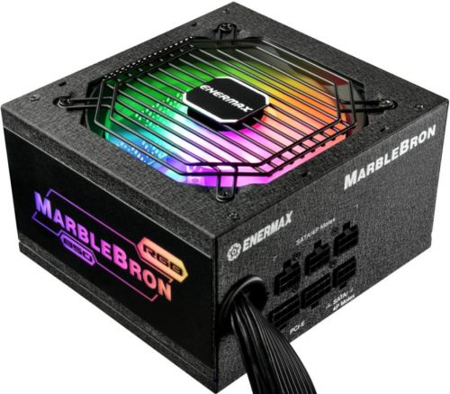 Блок питания Enermax EMB850EWT-RGB черный, 850W, 80 PLUS Bronze, 120mm fan, semi-modular