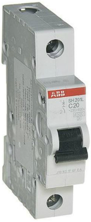 Автоматический выключатель ABB 2CDS241001R0204 SH201L 1P 20А (C) 4,5kA