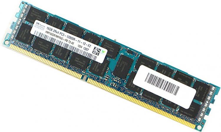 

Модуль памяти DDR3 16GB Hynix original HMT42GR7MFR4C-PB PC3-12800 1600MHz ECC Registered 2Rx4 1.5V RTL, HMT42GR7MFR4C-PB