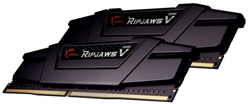 Модуль памяти DDR4 16GB (2*8GB) G.Skill F4-5066C20D-16GVK Ripjaws V black PC4-40500 5066MHz CL20 радиатор 1.6V - фото 1