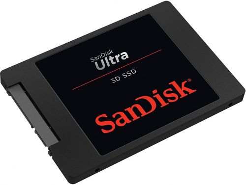 Накопитель SSD 2.5'' SanDisk SDSSDH3-250G-G25 Ultra 3D 250GB SATA-III 3D TLC 550/525MB/s IOPS 95K/81K MTBF 1.75M 7mm