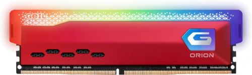 Модуль памяти DDR4 16GB Geil GOSR416GB3200C16BSC Orion Red RGB PC4-25600 3200MHz CL16 1.35V racing red